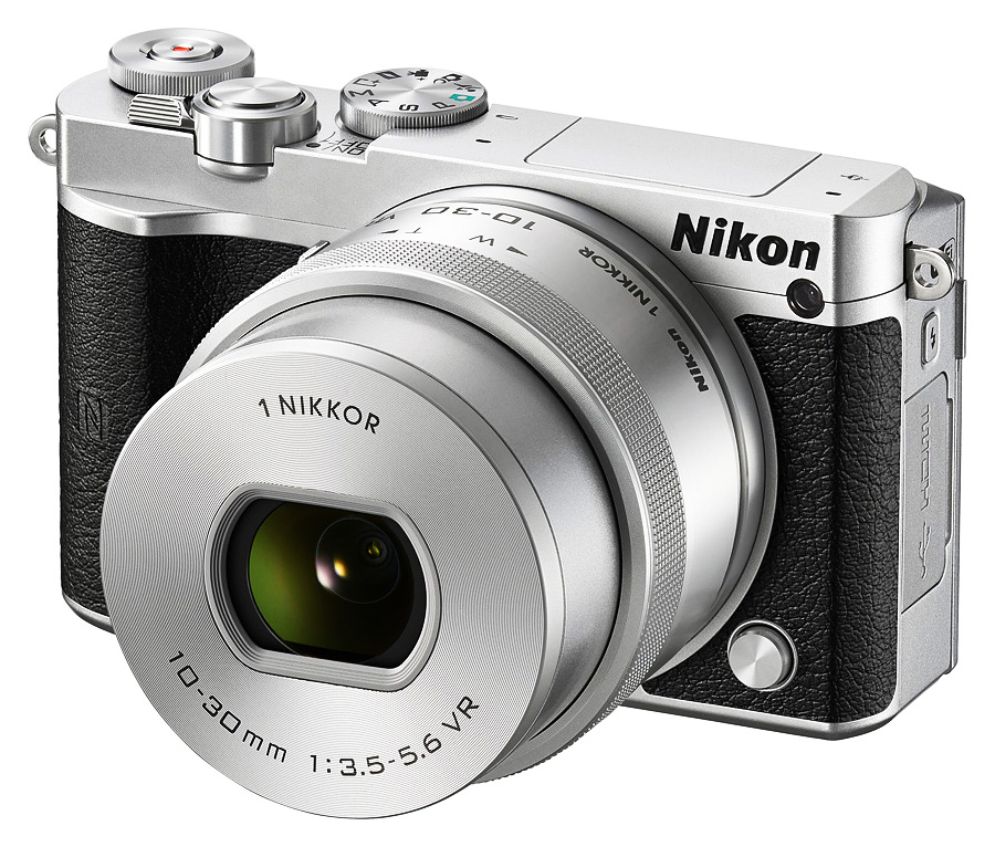 Nikon 1 J5 + 10-30mm f/3.5-5.6 VR PD-Zoom, Strieborn kit