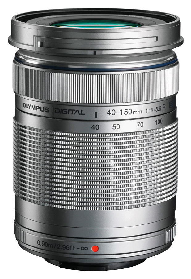 Olympus M. Zuiko Digital ED 40-150mm f/4-5.6 R EZ, Strieborný