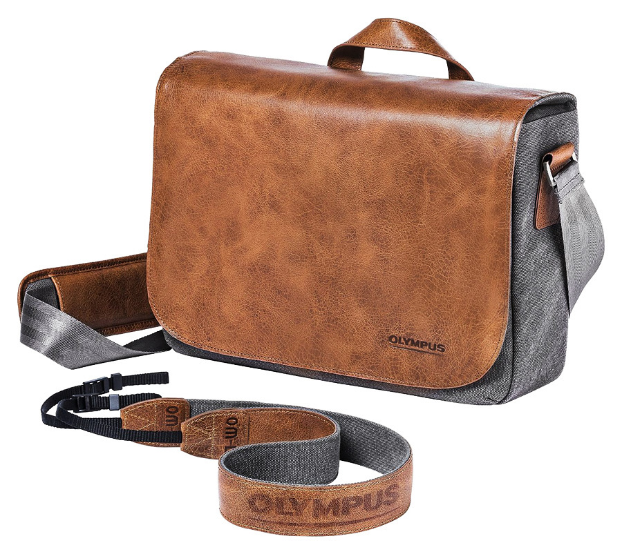 Olympus OM-D Messenger Bag - Prémiová kožená ramenná brašna