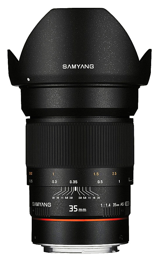 Samyang 35mm f/1.4 AS UMC (AE), baj. Nikon FX