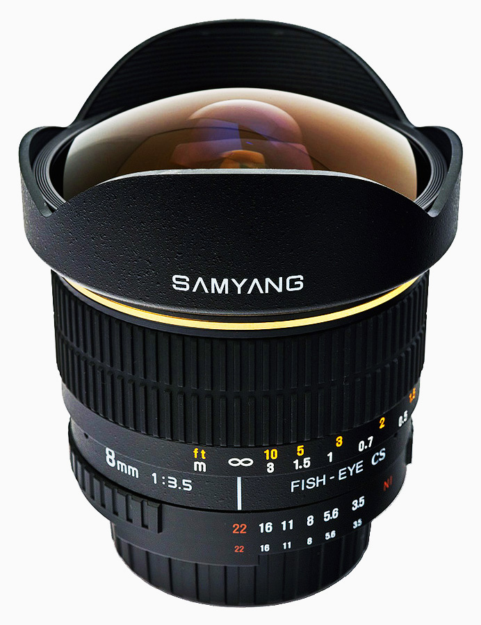 E-shop Samyang 8mm f/3.5 Aspherical IF MC Fisheye CS, baj. 4/3 Olympus