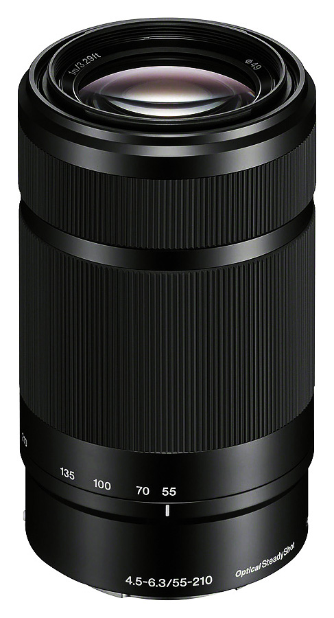 Sony E 55-210mm f/4.5-6.3 OSS (APS-C, E-Mount), Čierny