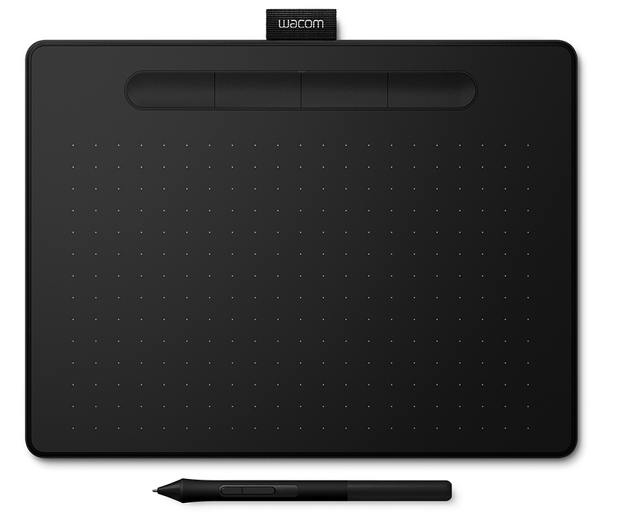 Wacom  - Grafický tablet Wacom Intuos M Bluetooth, čierny CTL-6100WLK-N